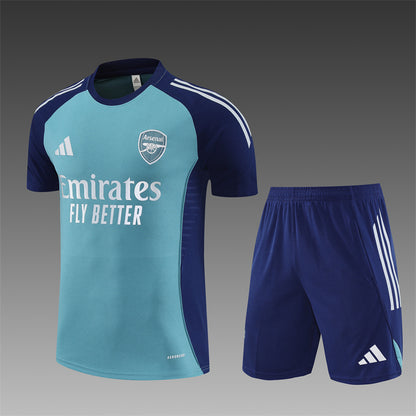 Set Oficial Arsenal Tercera Equipación 25/26 – Frescura Gunners en Azul Turquesa
