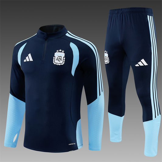 Chándal Argentina 2025/2026 – Conjunto de Entrenamiento Azul Marino Oficial