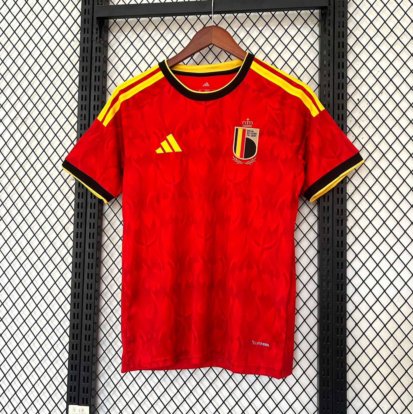 Camiseta Bélgica 2025/2026 Local – Roja Detalles Dorados Premium