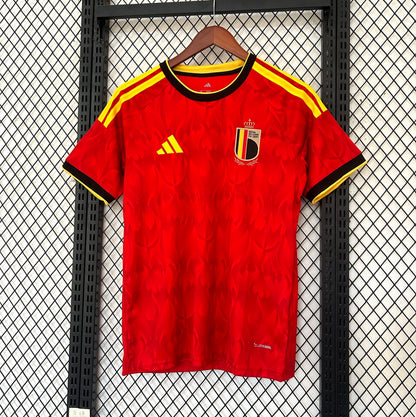 Camiseta Bélgica 2025/2026 Local – Roja Detalles Dorados Premium