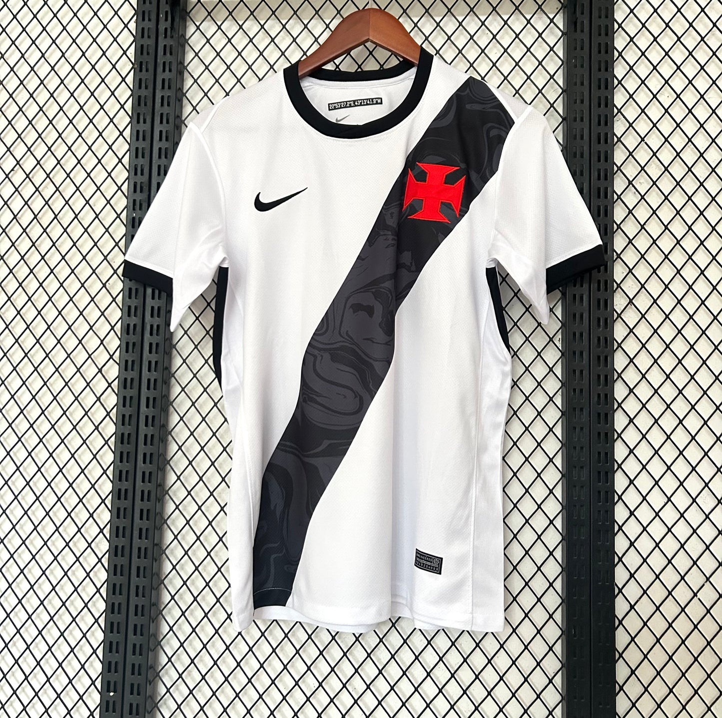 Camiseta Vasco da Gama 2026/2027 Visitante – Blanca con Banda Negra Oficial Nike
