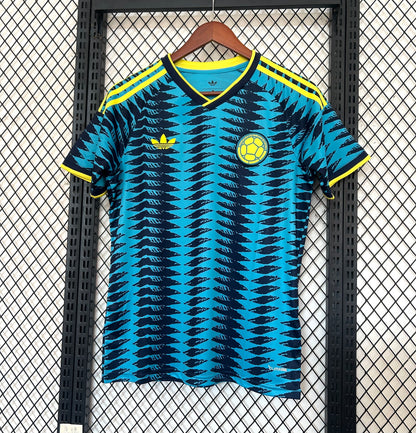 Camiseta Colombia 2025/2026 Alternativa – Azul con detalles Amarillos