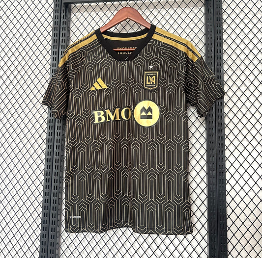 Camiseta LAFC 2026/2027 Local – Negra con Detalles Dorados Oficial Adidas