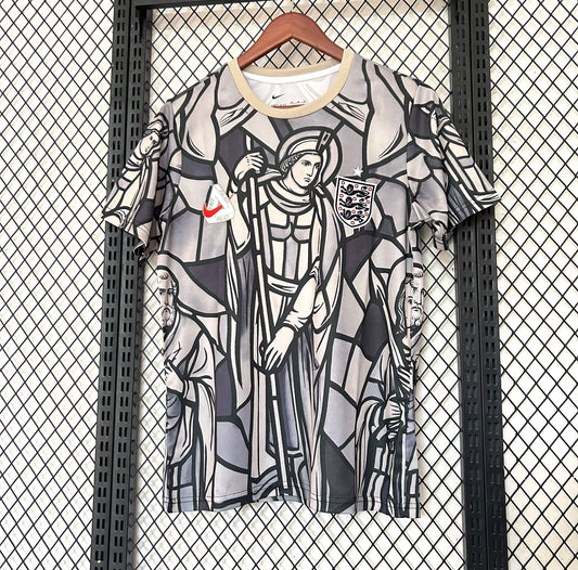 Camiseta Inglaterra 2025/2026 Edición Especial – Diseño Tipo Vitral