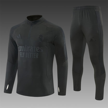 Conjunto Real Madrid 2026/2027 – Negro Total Entrenamiento