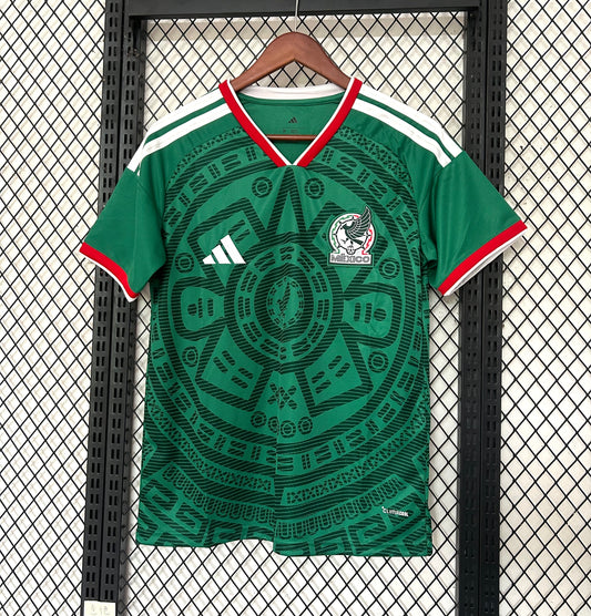 Camiseta México 2025/2026 Local – Verde Diseño Azteca Premium