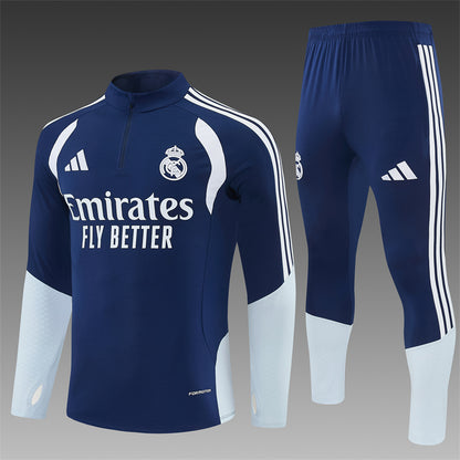 Conjunto Real Madrid 2026/2027 – Azul Entrenamiento