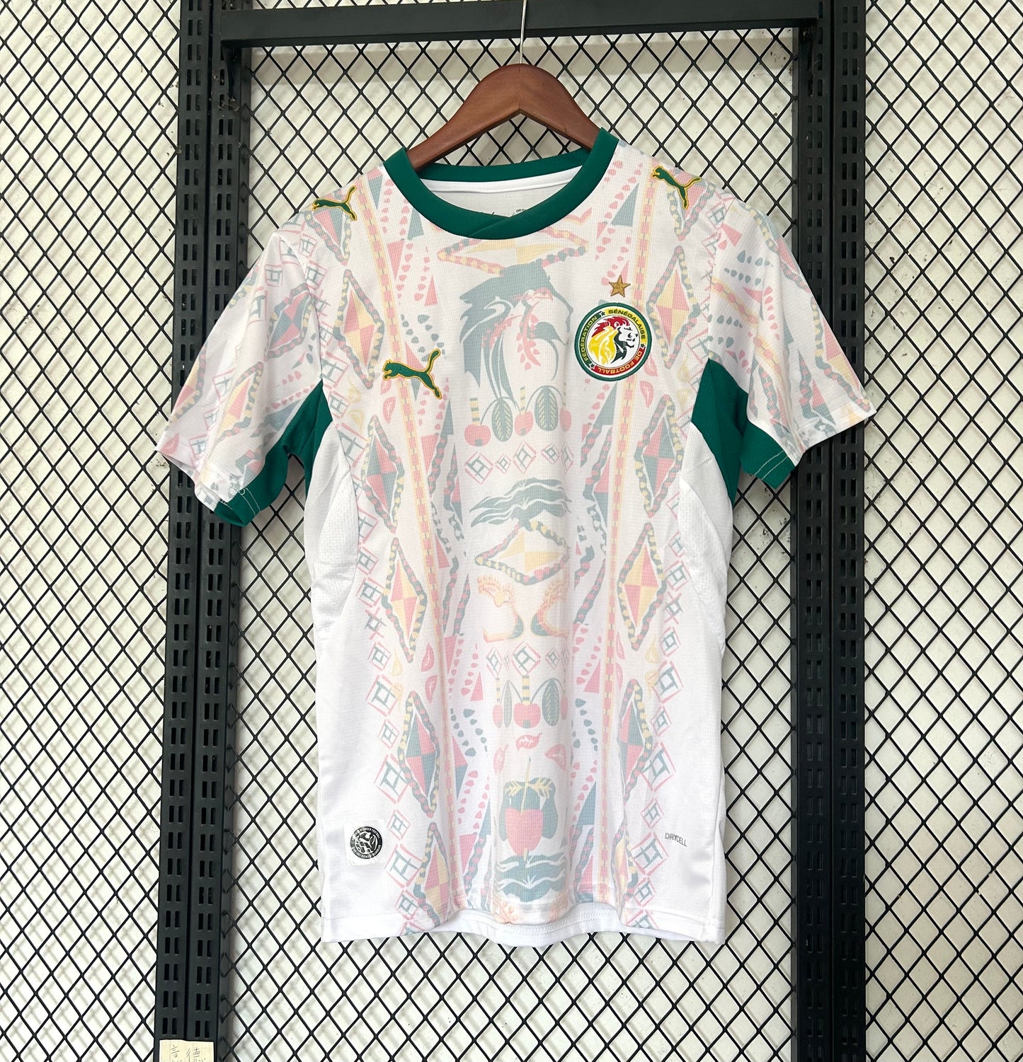 Camiseta Senegal 2025/2026 Visitante – Diseño Tribal Blanco