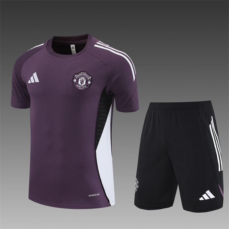 Set Oficial Manchester United Tercera Equipación 25/26 – Elegancia Oscura, Espíritu Red Devil