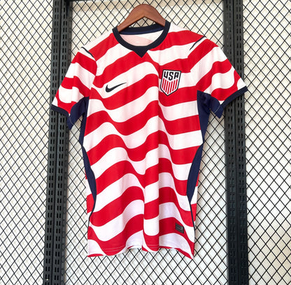 Camiseta Estados Unidos 2025/2026 Local – Diseño Ondas Rojas