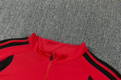 Chándal Manchester United Rojo y Negro 2026/27 – Adidas – Conjunto de Entrenamiento