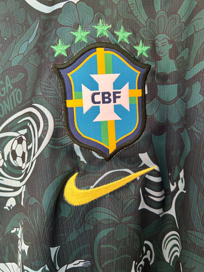 Camiseta Brasil Edición Especial “Joga Bonito” Verde Oscuro
