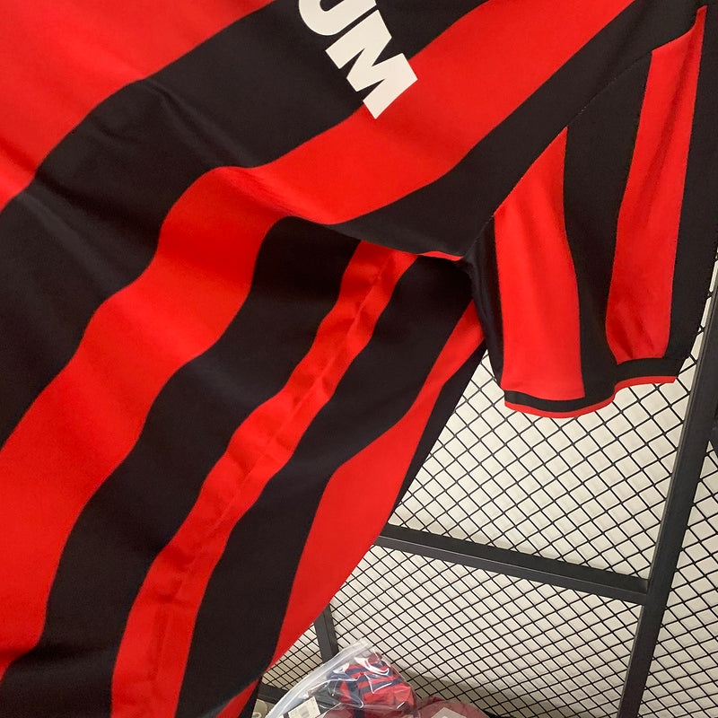 Camiseta AC Milan Local 1988–1990 – Adidas Mediolanum Vintage