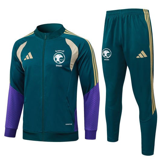 Chándal Arabia Saudí Entrenamiento 26/27 – Verde, Morado y Dorado