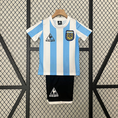 Conjunto Infantil Argentina Retro 1986 – Le Coq Sportif