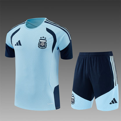 Conjunto Argentina 2025/2026 – Equipación de Entrenamiento Celeste Premium