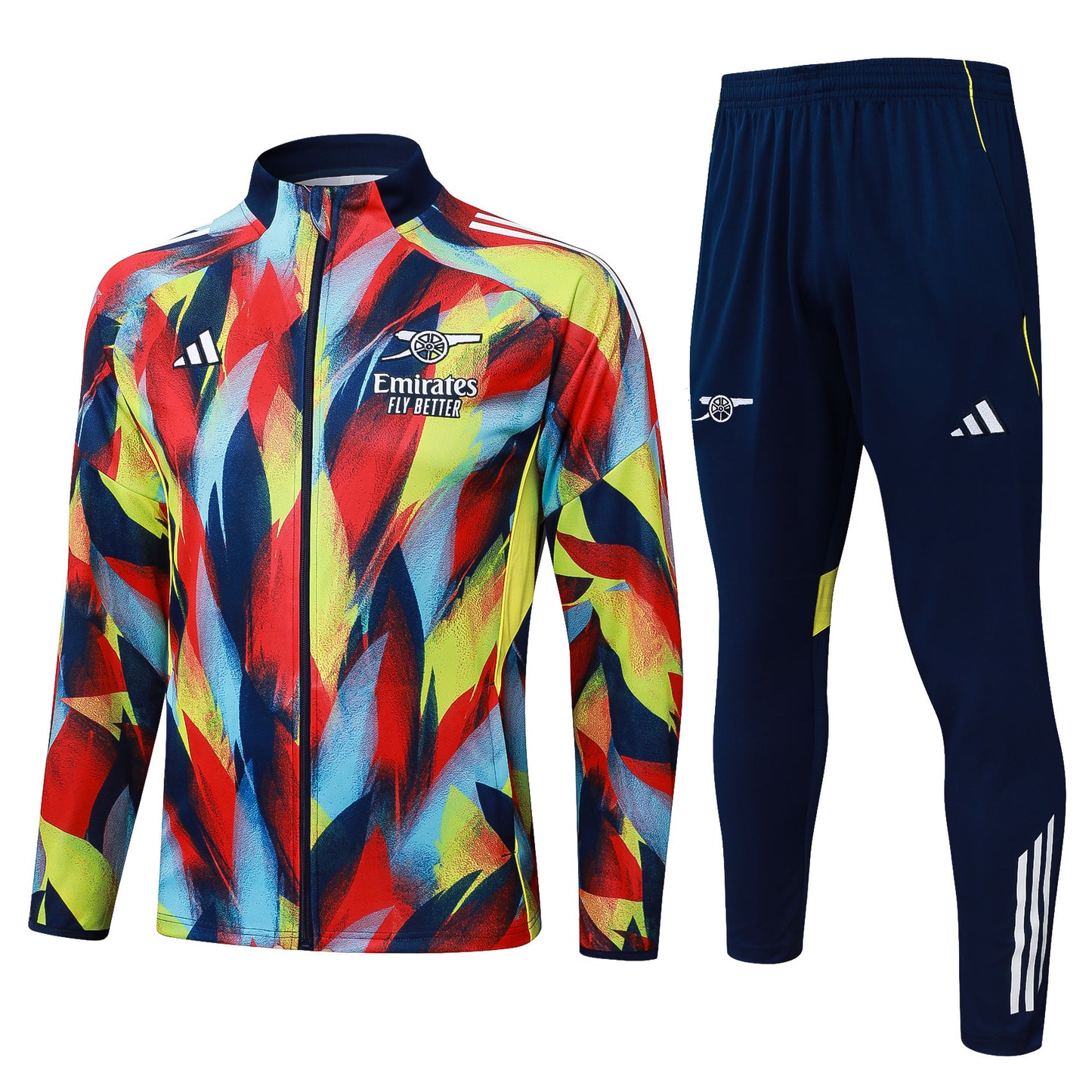 Chándal Arsenal 2025/2026 – Edición Multicolor “Fire Motion”
