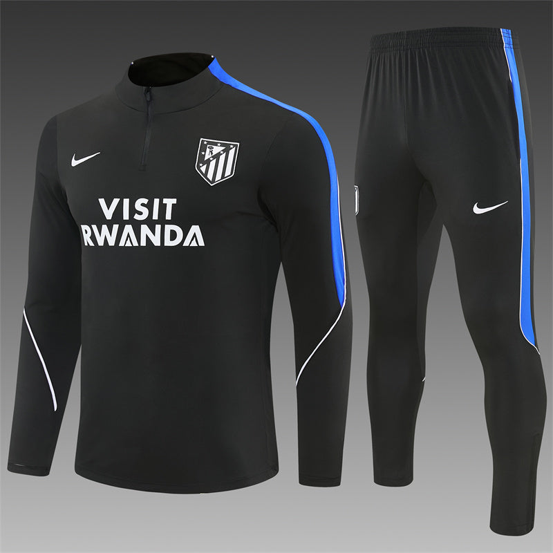 Conjunto Atlético de Madrid 2026/2027 – Negro/Azul Entrenamiento