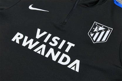 Conjunto Atlético de Madrid 2026/2027 – Negro/Azul Entrenamiento