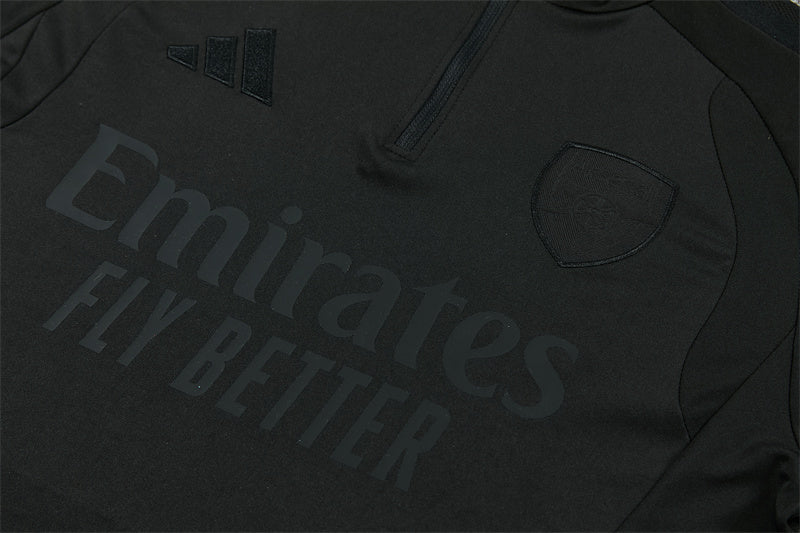 Chándal Arsenal Negro 2026/27 – Conjunto de Entrenamiento