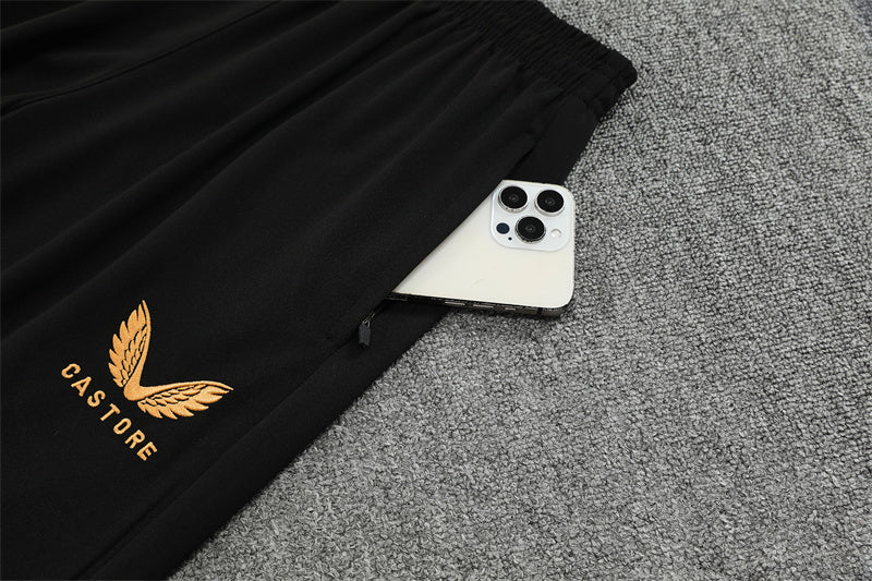 Feyenoord 25/26 – Chándal de entrenamiento (rojo y negro, patrón 3D)