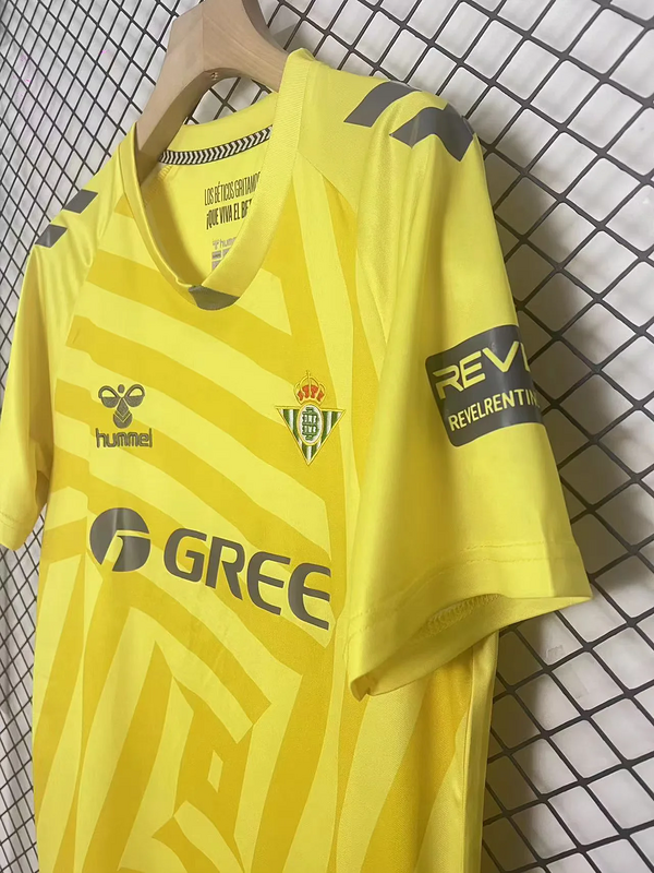 Camiseta Portero Real Betis Amarilla – Temporada 2025/26 (Oficial Hummel)