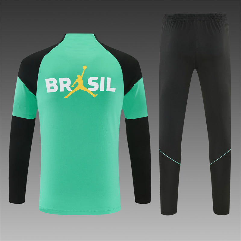 Chándal Brasil Verde y Negro – Jordan – Conjunto de Entrenamiento