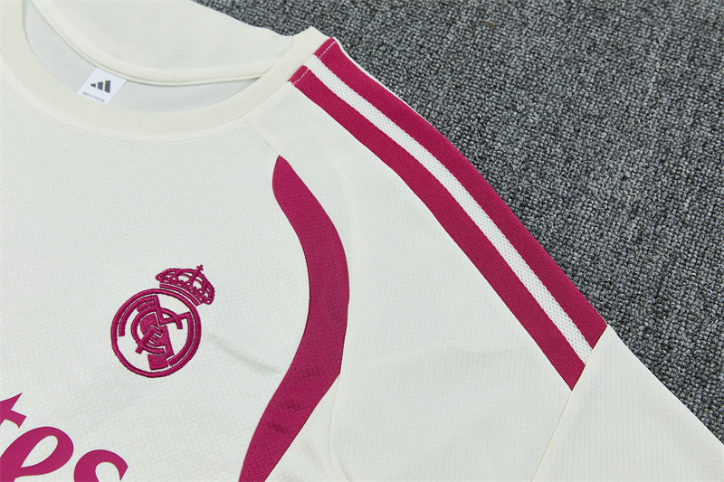 Conjunto Real Madrid Entrenamiento Blanco y Rosa 26/27
