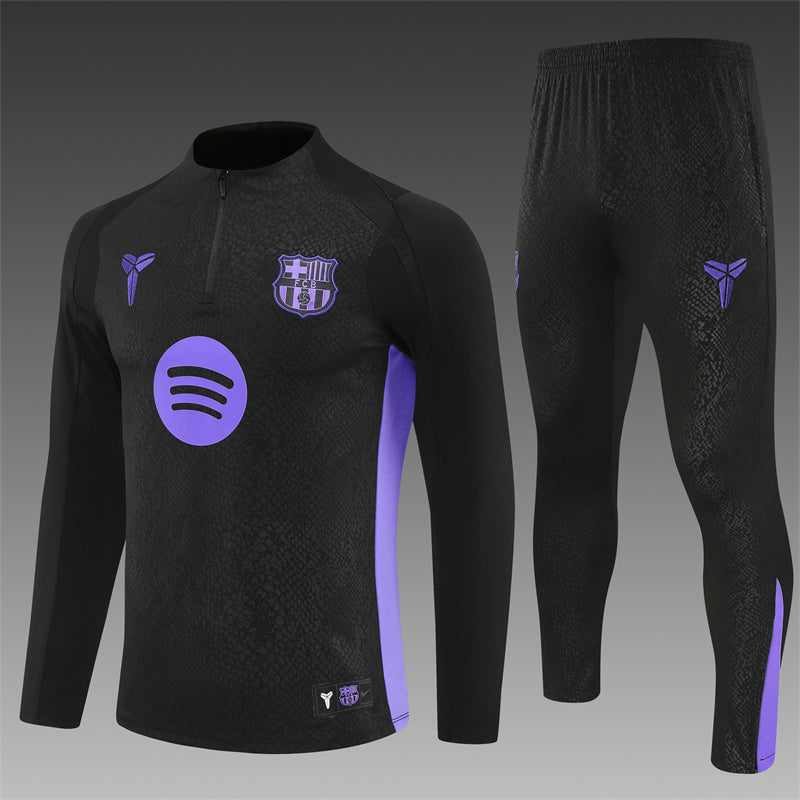 Chándal Barcelona 2025/26 – Edición Negra Kobe Tribute