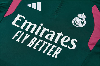 Chándal Real Madrid Verde y Rosa – Adidas – Conjunto de Entrenamiento