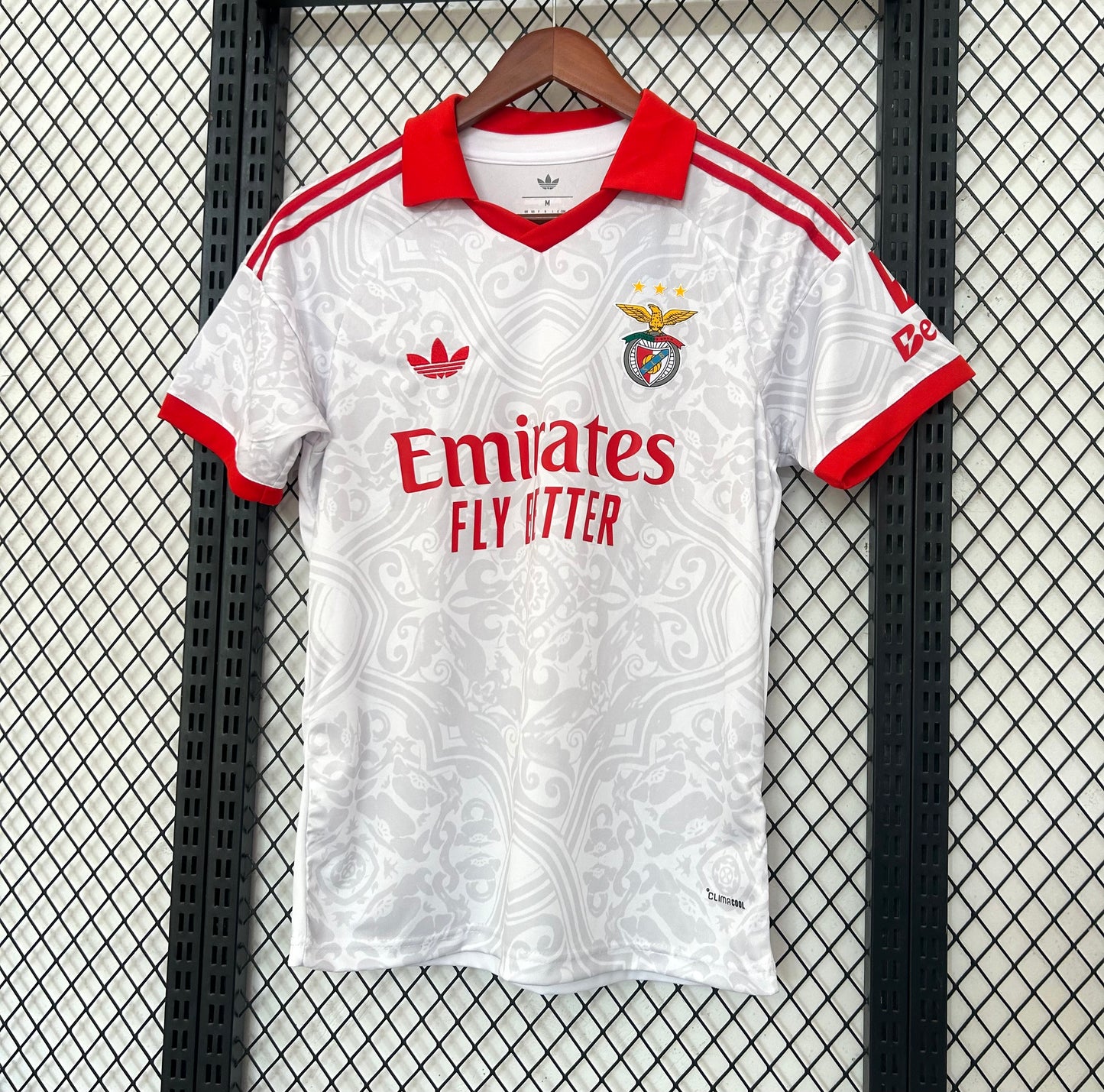 Camiseta Benfica Blanca 2026/27 – Adidas – Emirates Fly Better