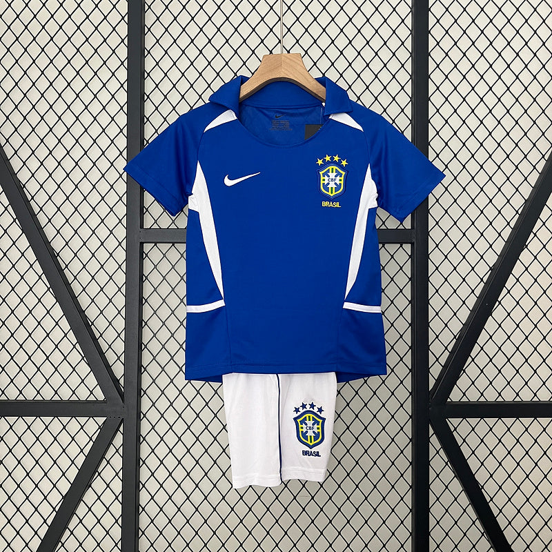 Conjunto Brasil Kids Nike – Alternativo Azul