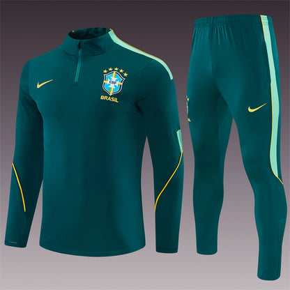 Conjunto Brasil 2026/2027 – Verde Entrenamiento