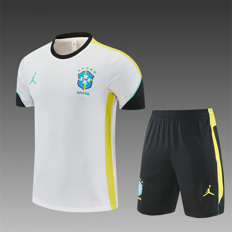 Conjunto Brasil 2026/2027 – Blanco Entrenamiento