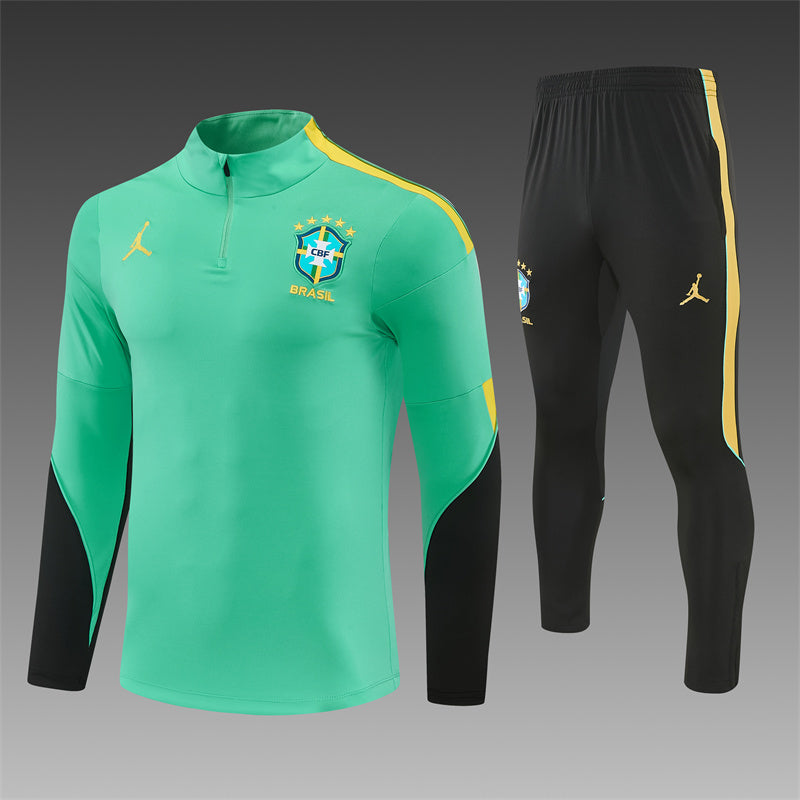 Chándal Brasil Verde y Negro – Jordan – Conjunto de Entrenamiento