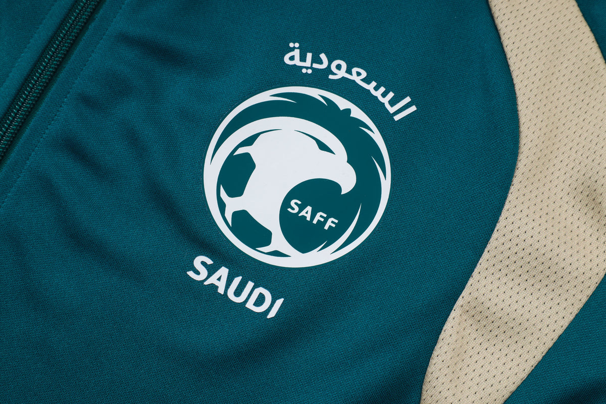 Chándal Arabia Saudí Entrenamiento 26/27 – Verde, Morado y Dorado
