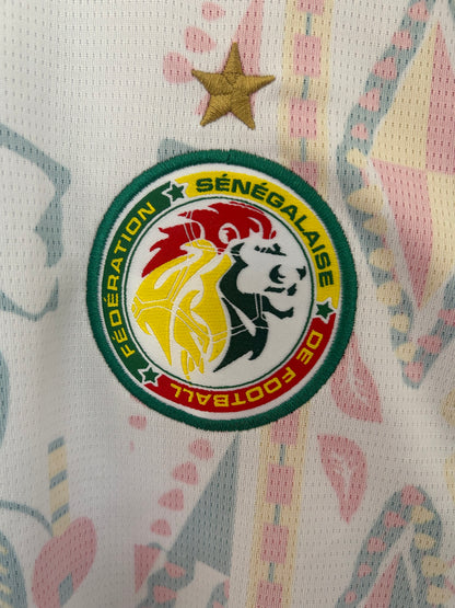 Camiseta Senegal 2025/2026 Visitante – Diseño Tribal Blanco