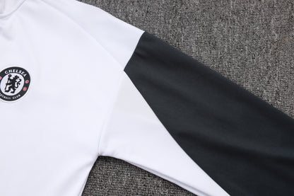 Chándal Chelsea FC 2025/2026 – Blanco y Negro