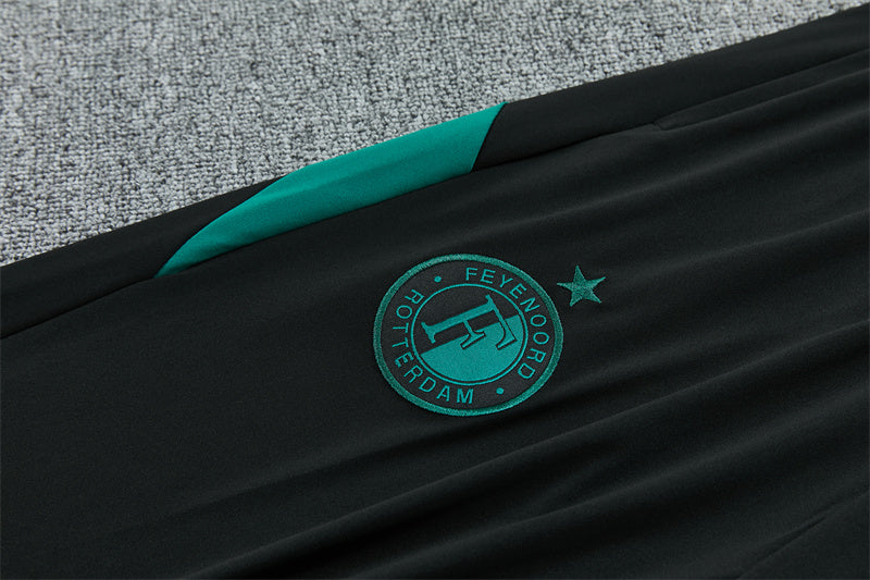 Chándal Feyenoord Rotterdam Entrenamiento 26/27 – Verde, Negro y Blanco