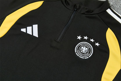 Chándal Alemania 2025/2026 – Conjunto de Entrenamiento Negro con Detalles Tricolor