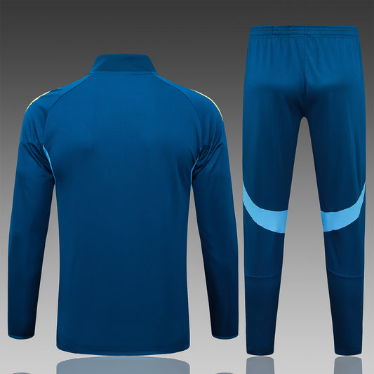 Chándal Juventus FC 2025/2026 – Azul Marino con Detalles Amarillos