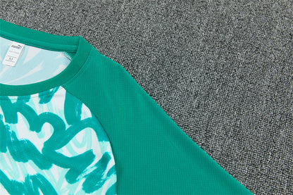 Conjunto Portugal 2026/2027 – Verde Estampado Entrenamiento