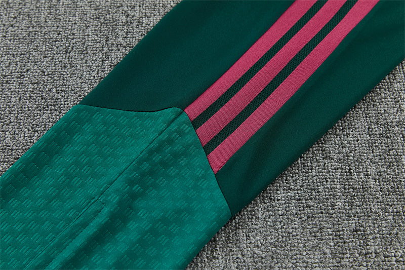 Chándal Real Madrid Verde y Rosa – Adidas – Conjunto de Entrenamiento