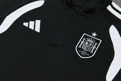 Conjunto España 2026/2027 – Negro/Blanco Entrenamiento