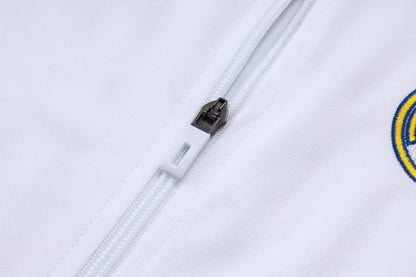 Chándal Real Madrid 2025/2026 – Blanco, Negro y Lima