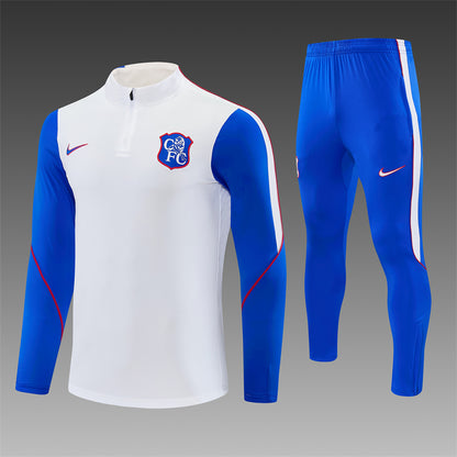 Chándal Chelsea Blanco y Azul 2026/27 – Nike – Conjunto de Entrenamiento