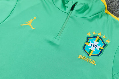 Chándal Brasil Verde y Negro – Jordan – Conjunto de Entrenamiento