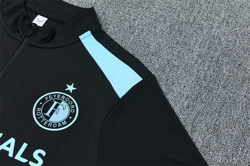 Chándal Feyenoord Rotterdam Entrenamiento – Negro y Celeste