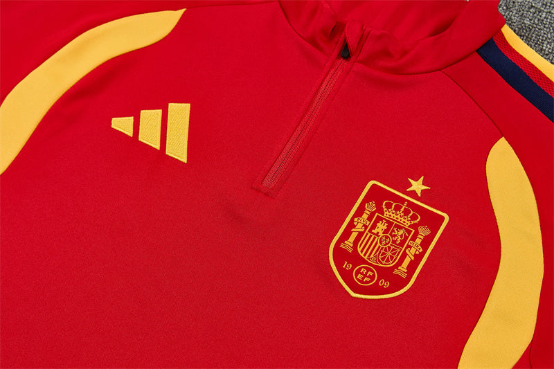 Conjunto Entrenamiento España 2026/2027 – Rojo Oficial Adidas