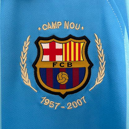 Camiseta FC Barcelona Suplente 2007-2008 – Nike Dri-FIT Edición Centenaria Camp Nou